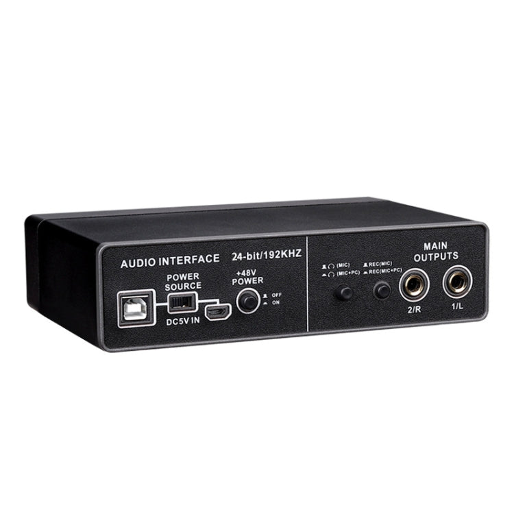 TEYUN Q-22 USB Computer Free Srive Microphone External Sound Card(Black)