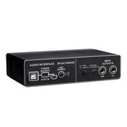 TEYUN Q-22 USB Computer Free Srive Microphone External Sound Card(Black)
