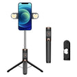 M01S Bluetooth Remote Control Dual Fill Light Tripod Selfie Stick (Black) - Selfie Light by PMC TechLife | Online Shopping South Africa | PMC TechLife | Buy Now Pay Later Mobicred