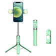M01S Bluetooth Remote Control Dual Fill Light Tripod Selfie Stick (Green) - Selfie Light by PMC TechLife | Online Shopping South Africa | PMC TechLife | Buy Now Pay Later Mobicred