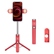 M01S Bluetooth Remote Control Dual Fill Light Tripod Selfie Stick (Red) - Selfie Light by PMC TechLife | Online Shopping South Africa | PMC TechLife | Buy Now Pay Later Mobicred
