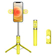 M01S Bluetooth Remote Control Dual Fill Light Tripod Selfie Stick (Yellow) - Selfie Light by PMC TechLife | Online Shopping South Africa | PMC TechLife | Buy Now Pay Later Mobicred