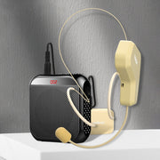 ASiNG  WM03 2.4G Wireless Microphone Headset Microphone Bluetooth Speaker Kit (Black)