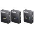 Godox MoveLink II M2 Wireless Lavalier Microphone System with 2 Transmitters and 1 Receiver for DSLR Cameras and Camcorders (Black) - free shipping - PMC Jewellery - Order now!