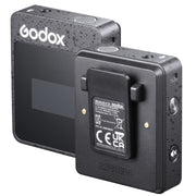 Godox MoveLink II M2 Wireless Lavalier Microphone System with 2 Transmitters and 1 Receiver for DSLR Cameras and Camcorders (Black)