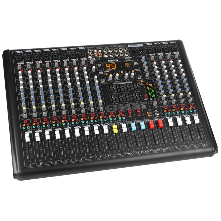XTUGA B1404FX 14 Channels Bluetooth Audio Mixer Digital DJ Controller Sound Mixing Console (AU Plug)