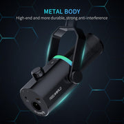 FEELWORLD PM1 XLR/USB Dynamic Microphone for Podcasting Recording Gaming Live Streaming (Black)