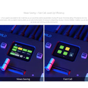 FEELWORLD L1 PLUS Multi-camera Video Mixer Switcher Touch Screen PTZ Control USB3.0 Fast Streaming Switcher (UK Plug)