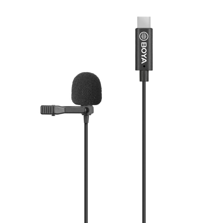 BOYA BY-M3-OP For DJI OSMO Pocket Clip-on Digital Lavalier Microphone (Black)