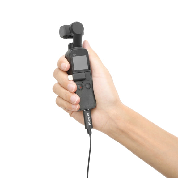 BOYA BY-M3-OP For DJI OSMO Pocket Clip-on Digital Lavalier Microphone (Black)