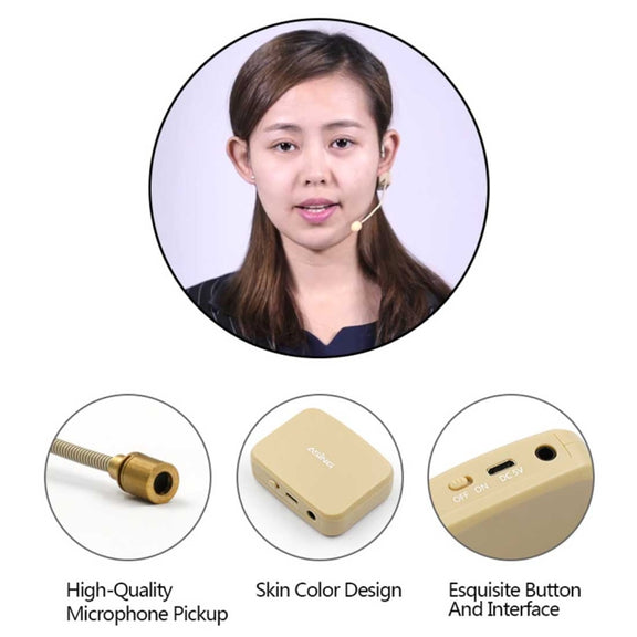 ASiNG WM03 2.4GHz Wireless Audio Transmission Electronic Pickup Microphone, Transmission Distance: 20-30m