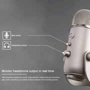 Logitech Blue Yeti USB Condenser Microphone(Blue)