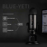 Logitech Blue Yeti USB Condenser Microphone(Blue)