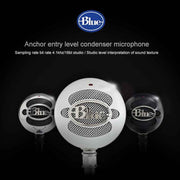 Logitech Blue Snowball USB Condenser Anchor Recording Microphone