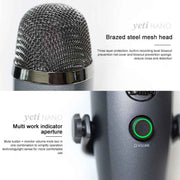 Logitech Blue Yeti Nano Condenser Digital USB Live Broadcast Microphone (Grey)