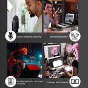 Logitech Blue Yeti X Condenser USB Recording Live Broadcast Microphone (Black)