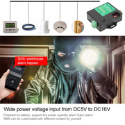 GL09 PLUS Low Standby Power Consumption 8-channel Monitoring GSM Alarm Module