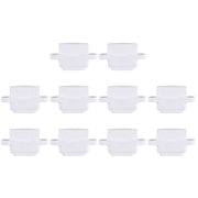10 PCS Charging Port Connector for iPad mini / mini 2 / mini 3(White)