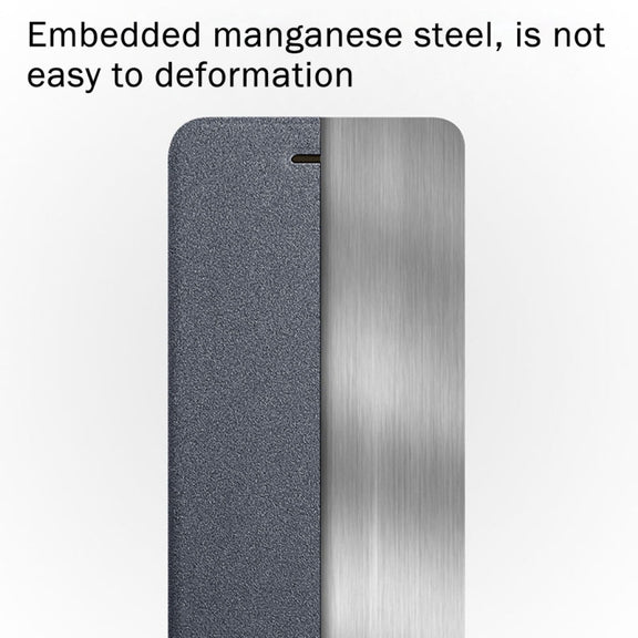 MOFI for Smartisan T2 Crazy Horse Texture Horizontal Flip Leather Case with Holder(Grey)