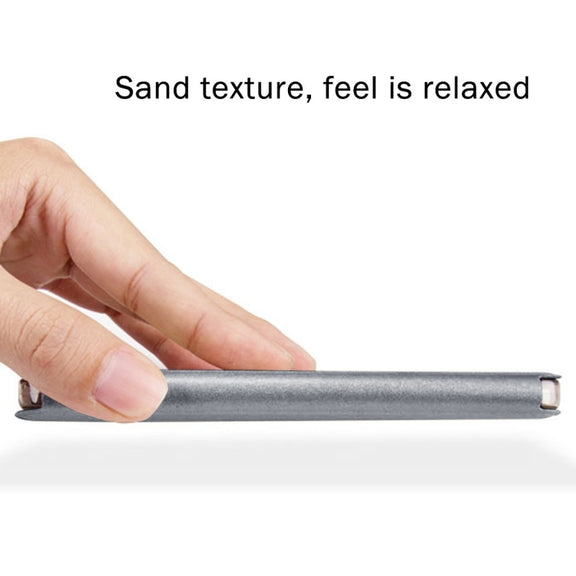 MOFI for Smartisan T2 Crazy Horse Texture Horizontal Flip Leather Case with Holder(Grey)