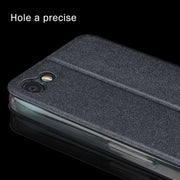 MOFI for Smartisan T2 Crazy Horse Texture Horizontal Flip Leather Case with Holder(Grey)