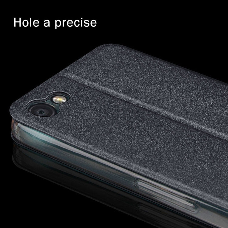 MOFI for Smartisan T2 Crazy Horse Texture Horizontal Flip Leather Case with Holder(Grey)