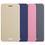 MOFI for Smartisan T2 Crazy Horse Texture Horizontal Flip Leather Case with Holder(Grey)