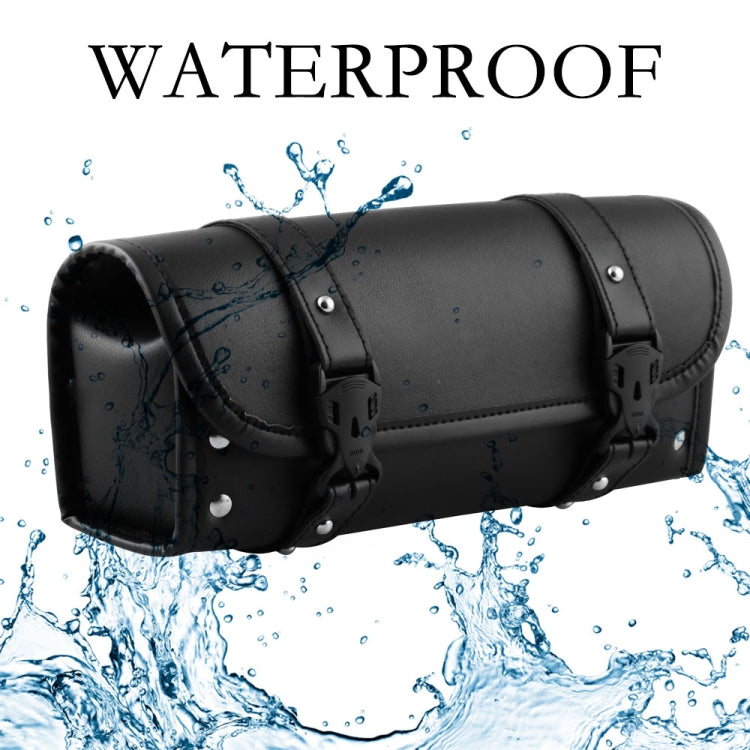 MB-OT012-BK Motorcycle Modification Accessories Universal PU Leather Water-resistant Tool Bag, Size: 30.5 x 12 x 9cm