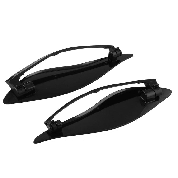 MB-OT360 2 PCS Adjustable Air Deflectors Side Wings Fairing Side Cover Shield for for 2014-2019 Harley Davidson Touring Electra / Street / Tri Glide / CVO