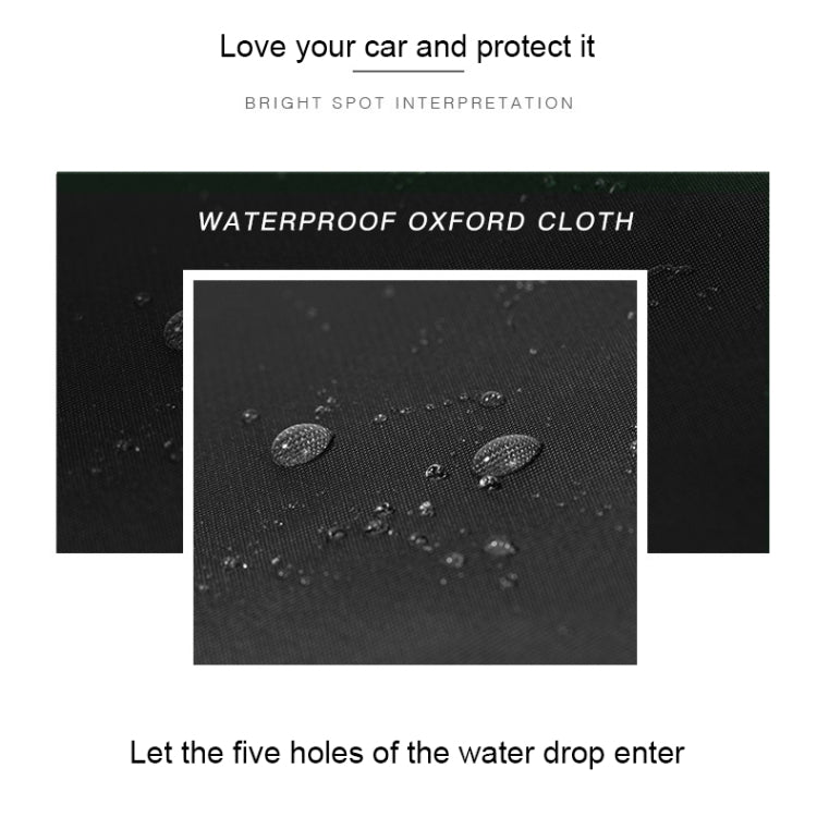 210D Oxford Cloth Motorcycle Electric Car Rainproof Dust-proof Cover, Size: L (Black)