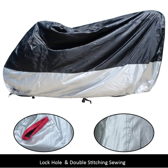 210D Oxford Cloth Motorcycle Electric Car Rainproof Dust-proof Cover, Size: L (Black)