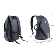 Motorcycle Rainproof Shoulders Helmet Soft Riding Backpack (Black)
