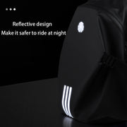 Motorcycle Rainproof Shoulders Helmet Soft Riding Backpack (Black)