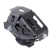 U7 10W 1000LM LED Life Water-resistant Headlamp Light with Angel Eyes Light for Motorcycle / SUV, DC 12V(Blue Light)