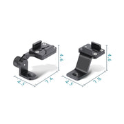 RUIGPRO Motorcycle Handlebar Alloy Phone Bracket for GoPro/ Insta360/DJI OSMO Sport Camera(Red)
