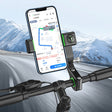 Motorcycle Spherical Compass Phone Holder, Handlebar without Light (Green) - free shipping - PMC TechLife - Order now!