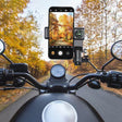 Motorcycle Spherical Compass Phone Holder, Rearview Mirror without Light (Black) - Holder by PMC TechLife | Online Shopping South Africa | PMC TechLife | Buy Now Pay Later Mobicred
