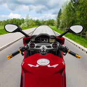 CS-764A3 12V Motorcycle Scooter Aluminum Alloy Electric Hand Grip Cover Heated Grip Handlebar(Gold)