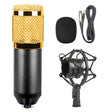 BM-800 3.5mm Studio Recording Wired Condenser Sound Microphone with Shock Mount, Compatible with PC / Mac for Live Broadcast Show, KTV, etc.(Black) - Microphone by PMC TechLife | Online Shopping South Africa | PMC TechLife | Buy Now Pay Later Mobicred