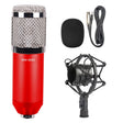 BM-800 3.5mm Studio Recording Wired Condenser Sound Microphone with Shock Mount, Compatible with PC / Mac for Live Broadcast Show, KTV, etc.(Red) - Microphone by PMC TechLife | Online Shopping South Africa | PMC TechLife | Buy Now Pay Later Mobicred