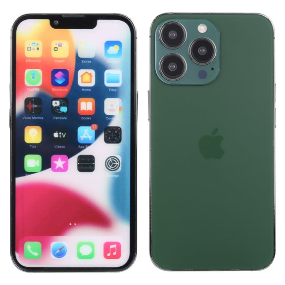 For iPhone 13 Pro Color Screen Non-Working Fake Dummy Display Model(Dark Green)