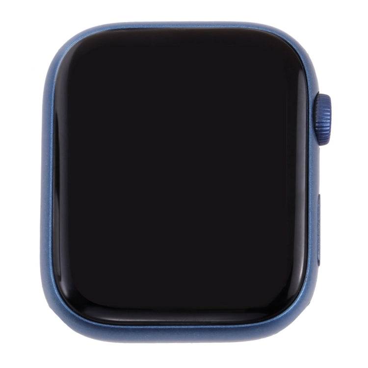 For Apple Watch Series 7 41mm Black Screen Non-Working Fake Dummy Display Model, For Photographing Watch-strap, No Watchband (Blue)