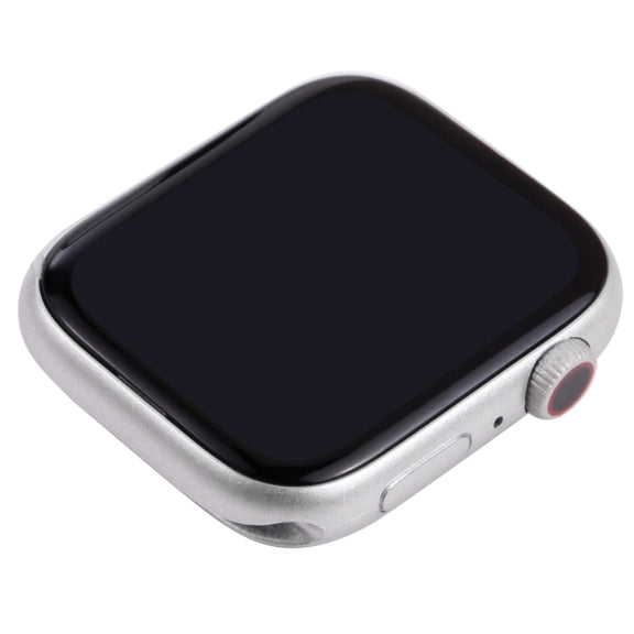 For Apple Watch Series 7 45mm Black Screen Non-Working Fake Dummy Display Model, For Photographing Watch-strap, No Watchband (Silver)