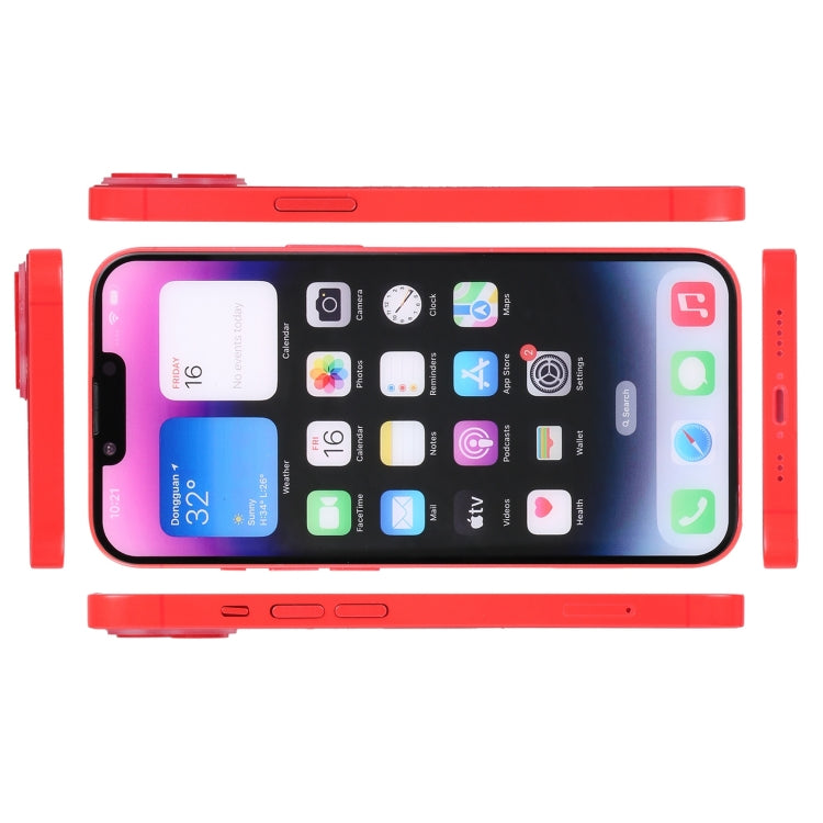 For iPhone 14 Color Screen Non-Working Fake Dummy Display Model(Red)