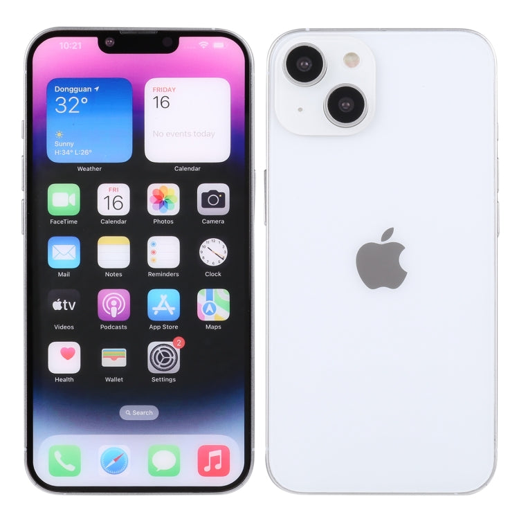 For iPhone 14 Color Screen Non-Working Fake Dummy Display Model(Starlight)