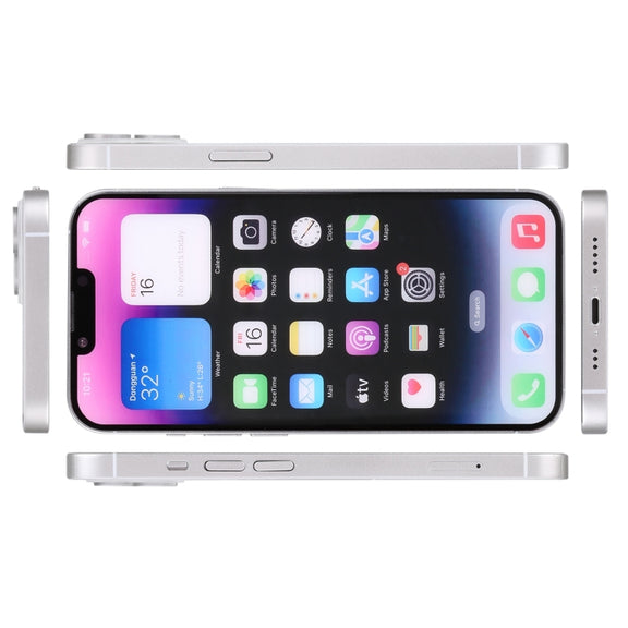 For iPhone 14 Plus Color Screen Non-Working Fake Dummy Display Model (Starlight)