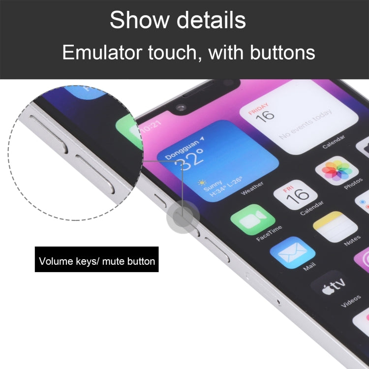For iPhone 14 Plus Color Screen Non-Working Fake Dummy Display Model (Starlight)