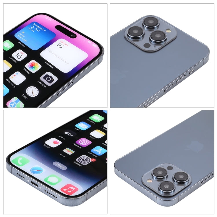 For iPhone 14 Pro Color Screen Non-Working Fake Dummy Display Model (Space Black)