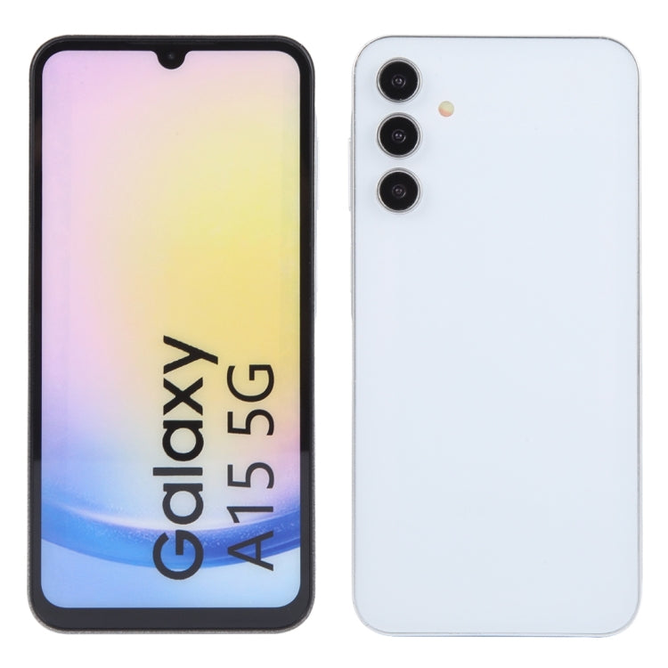 For Samsung Galaxy A15 5G Color Screen Non-Working Fake Dummy Display Model (Silver)