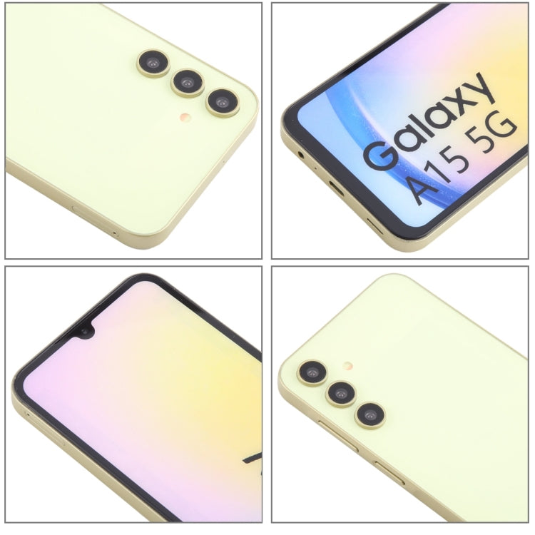 For Samsung Galaxy A15 5G Color Screen Non-Working Fake Dummy Display Model (Yellow)